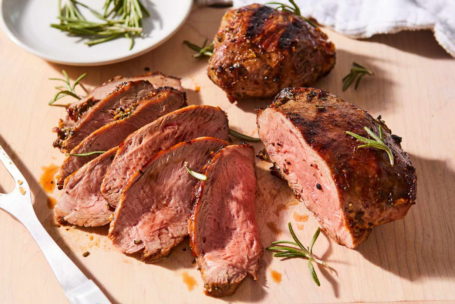 Grilled Australian Lamb Leg - Gandy Steak